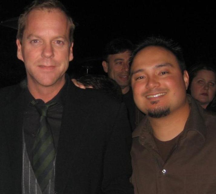 dr louis woelfel with kiefer sutherland